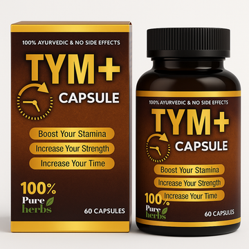 TYM+ Herbal Capsules for Immunity & Energy - 60 capsules