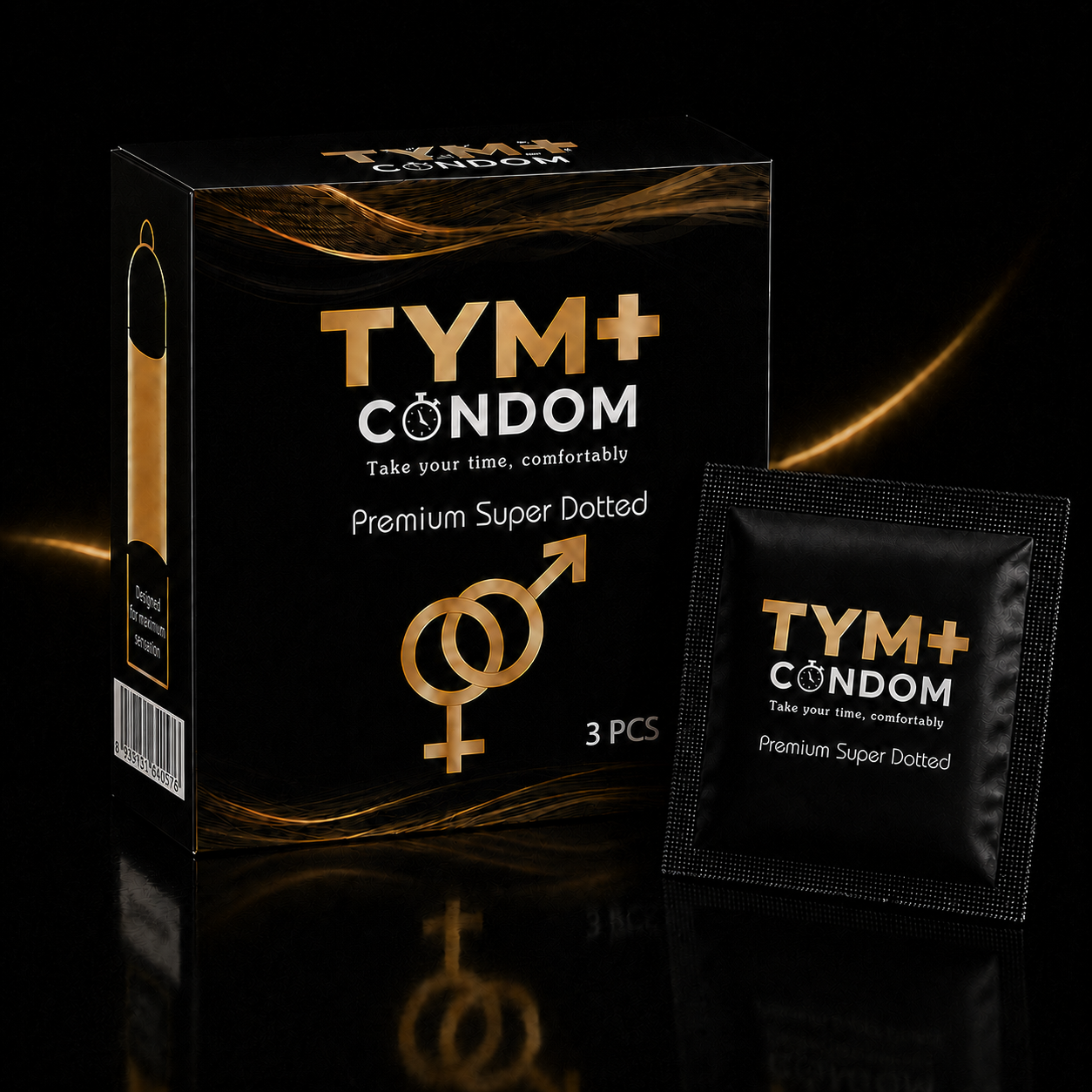 Premium Super Dotted Condom Pack Of 3